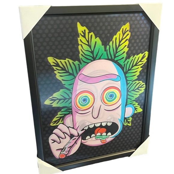 📦 New Rick and Morty Framed 3D Lenticular Poster / Picture - Picture 3 of 6